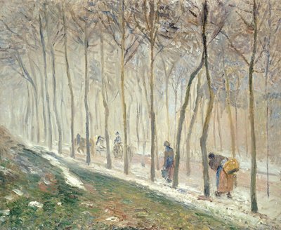 The Road Through the Wood by Camille Jacob Pissarro